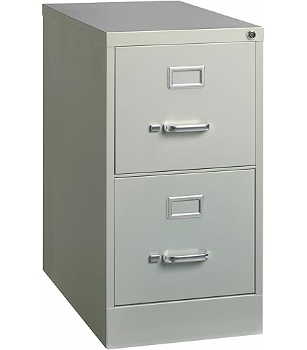 Amazon.com: Lorell 2-Drawer Vertical File with Lock, 15 by 26-1/2
