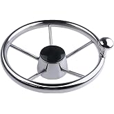 11 inch Boat Steering Wheel with Knob for Seastar and Verado