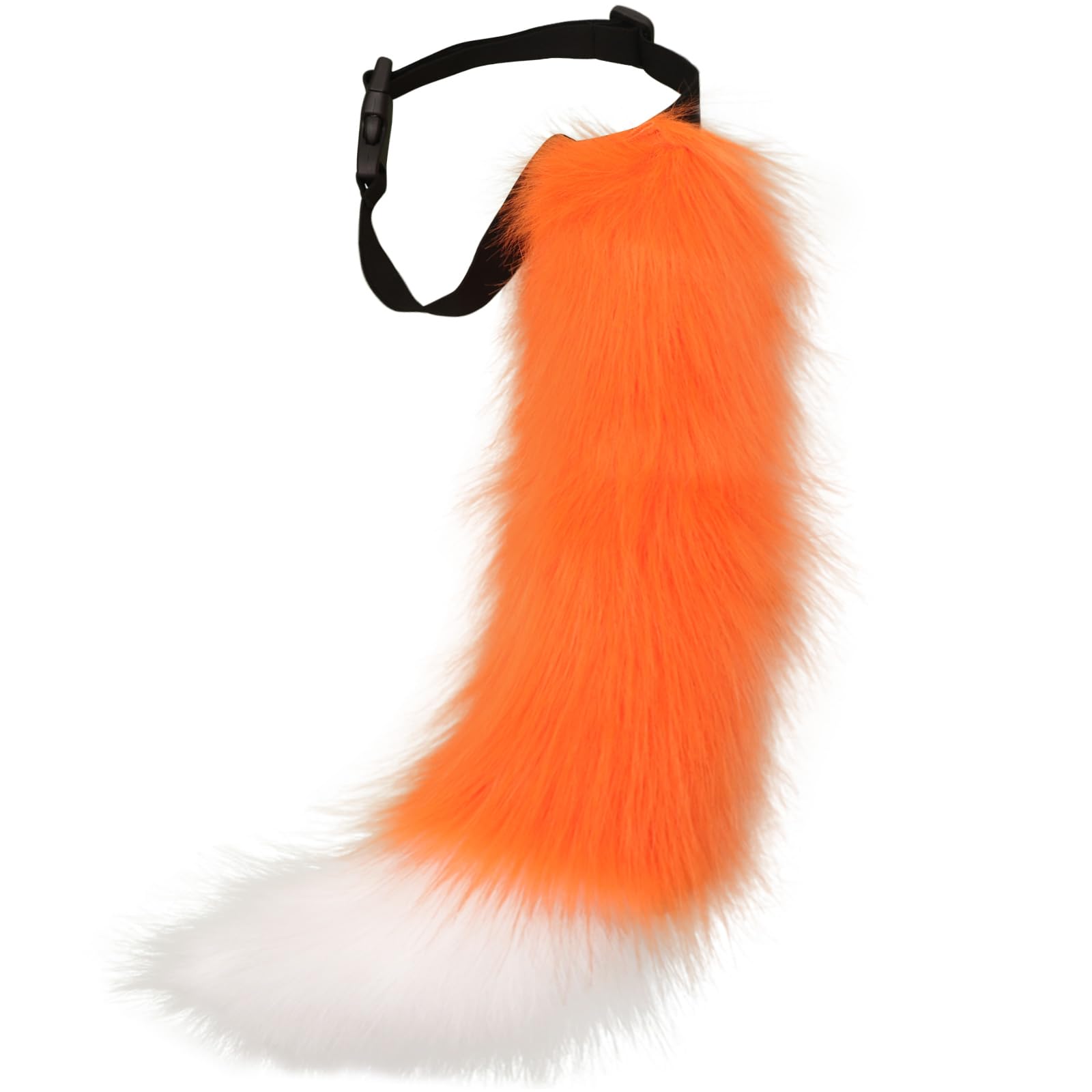 DRESHOW Faux Fox Fur Tail Cosplay Party Halloween Christmas Costume Fluffy Cat Tail for Adult