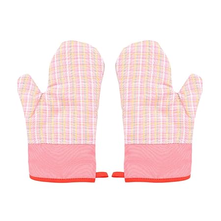 BESTONZON Un par de guantes para microondas gruesos de algodón con ...