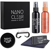 Nano Clear Watch Cleaner &amp; Scratch Remover 2.1. Watch Cleaner Solution, 2 Oz. Watch Renewal. Watch Polish, Microfiber Cloth, Matte Sponge, Cleaning Brush &ndash; Watch Cleaning Kit &amp; Repair Kit Accessories