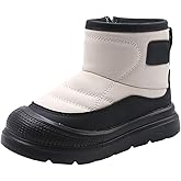 Winter Snow Boots for Kids Waterproof Insulated Faux Fur Lined Snowboots Boys Girls Cozy Slip Resistant Hiking Ski Shoes