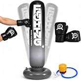 Youth Punching Bag Set 59 Inch Freestanding Inflatable Boxing Bag | Boxing Gloves and Foot Pump, Stable Water-Fill Base for Teens, Beginners, Boxing, Karate, Taekwondo and Home Fitness Training