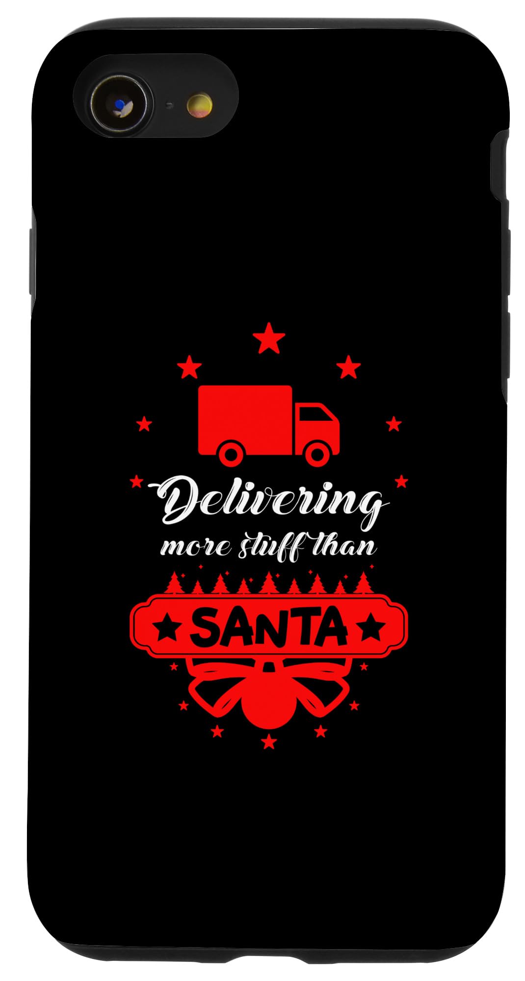 iPhone SE (2020) / 7 / 8 Postal Worker Santa Funny Christmas Design Case