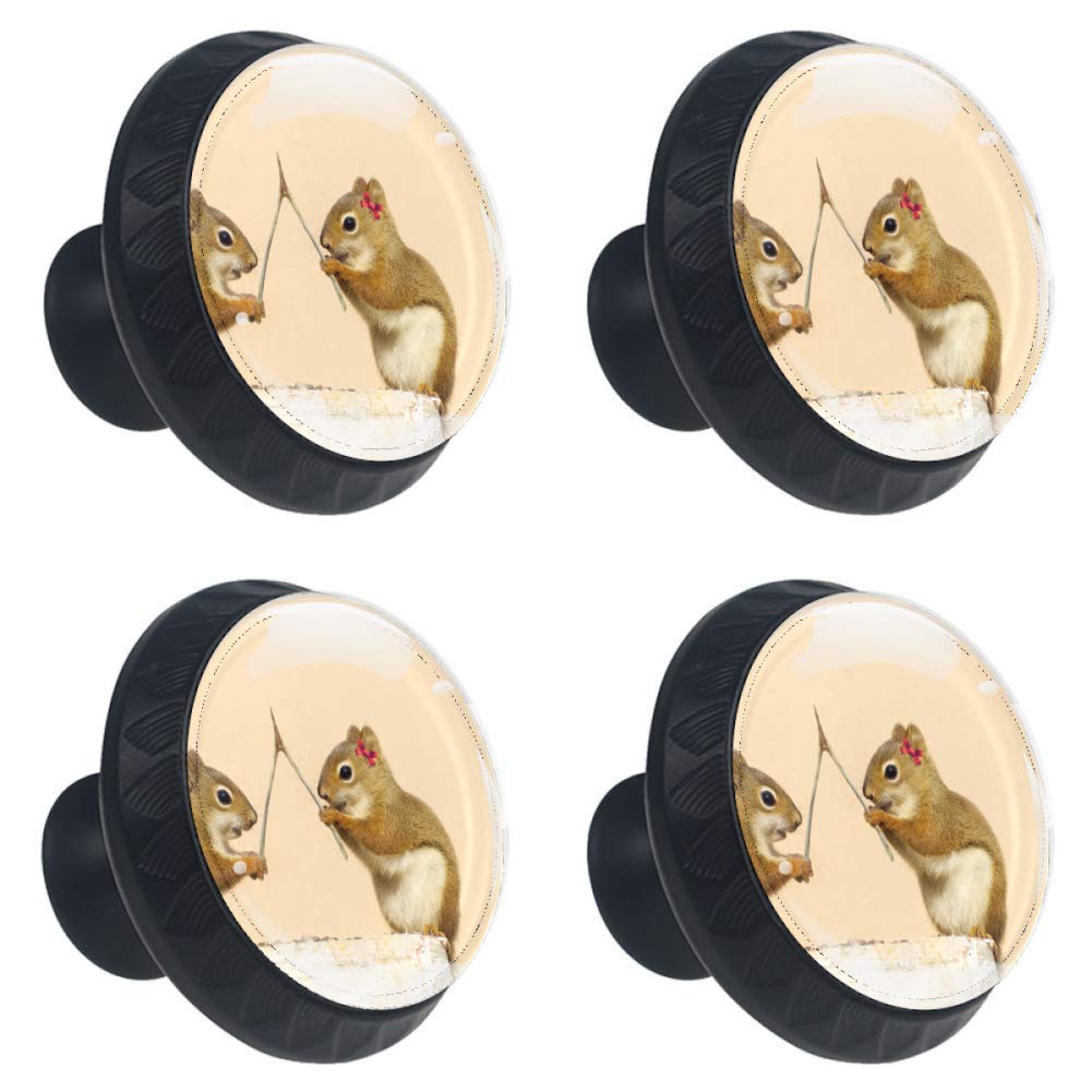 Anmarco Squirrles And Wishbone Drawer Knobs Pull Handles 30mm 4