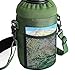 Highland Peak 64 oz Sleeve/Carrier with Paracord Survival Handle The Ultimate Protective Bottle Holder - Fits Hydro Flask and Similar Bottles (Green)