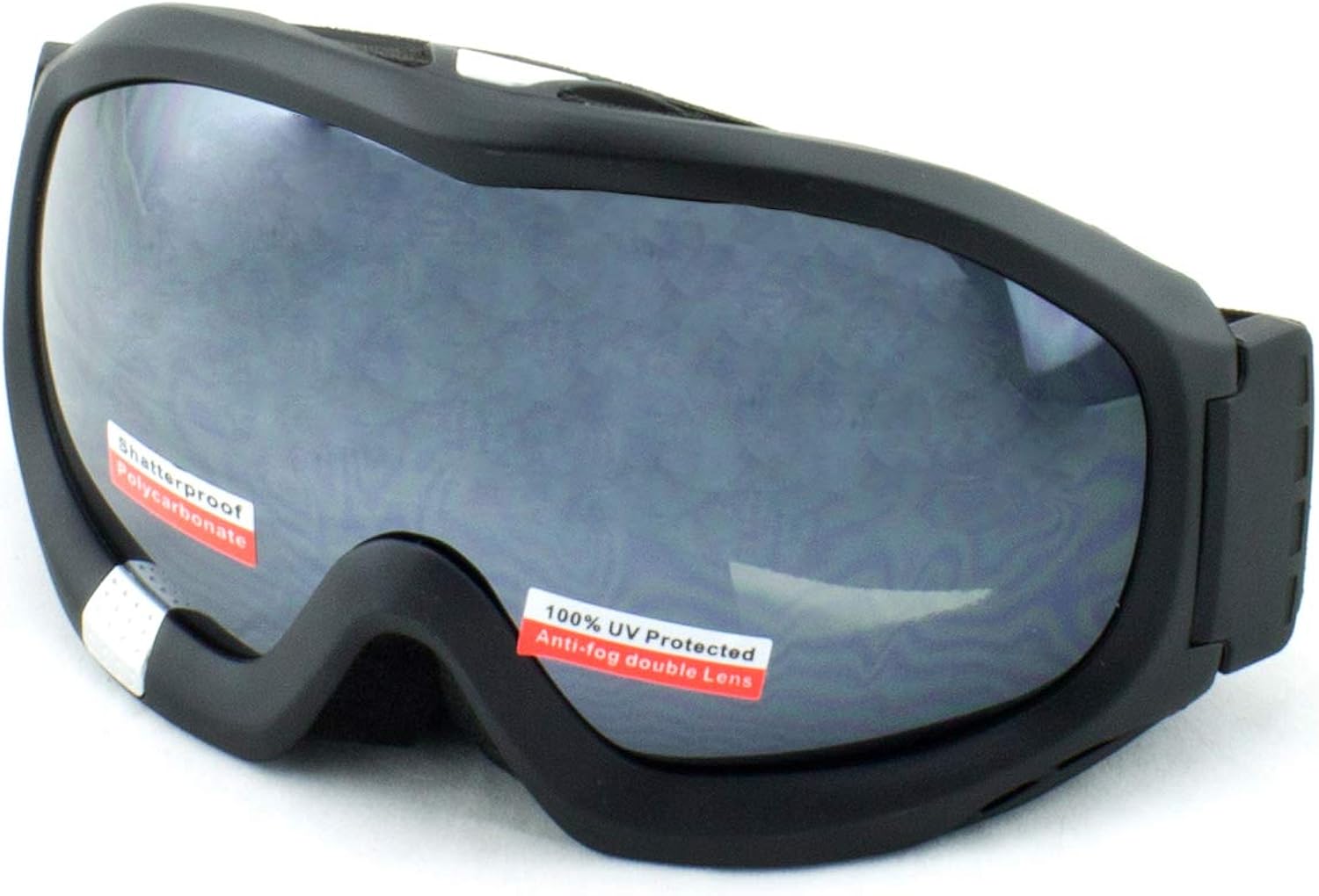 Cloud 9 Men's Snow Goggles in Matte Black/Mirrored Lens