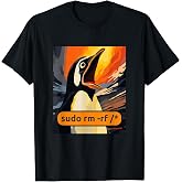Screaming Tux Linux sudo rm -rf/T-Shirt