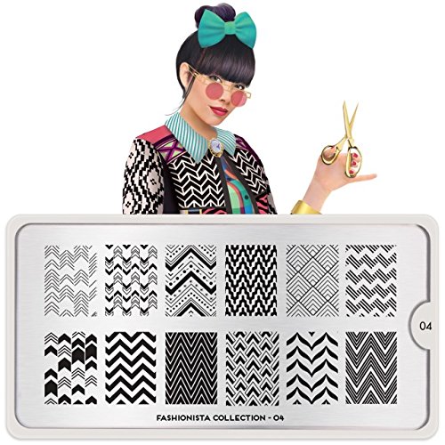 MoYou-London Nail Art Fashionista Plate Collection 04