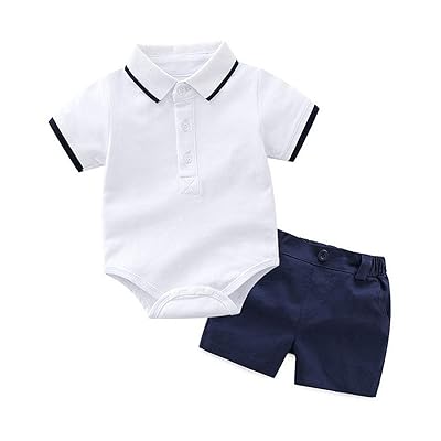 Summer Baby Boy Outfits 2PCS T-Shirts Shorts Set Kuwait Ubuy