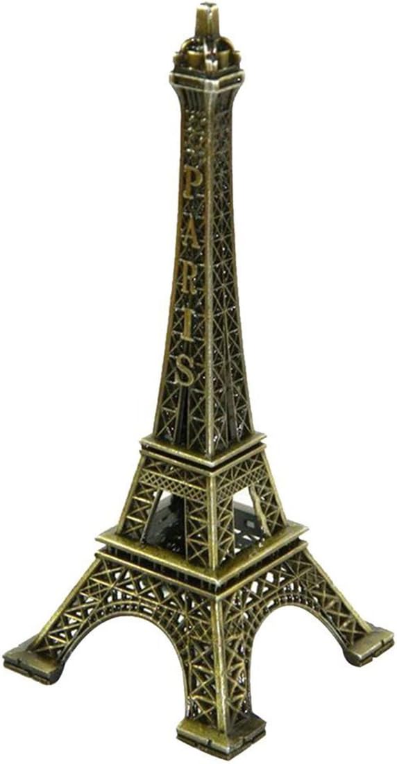 ULTNICE 12 pulgadas Metal París Torre Eiffel estatua modelo ...