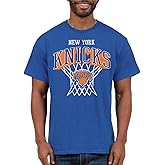 Junk Food NBA Nothing But Net Team Logo - Adult Short Sleeve Fan T-Shirt for Men & Women