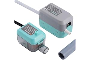 WATNOVA Mini Split HVAC Condensate Pump, AC Condensate Pump, 6 GPH 100/240V, 33ft Lift, Equipped with a high Water Sensor, Ultra-Thin and Quiet, Flexible Installation, Specifically for Fan Coil Units