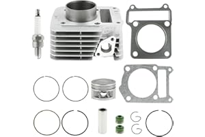 FLYPIG 54mm Cylinder Piston Gasket Top End Ring Set Rebuild Kit for 2000-2004 Yamaha TTR125 TTR125E TTR 125 Cylinder Top End Piston