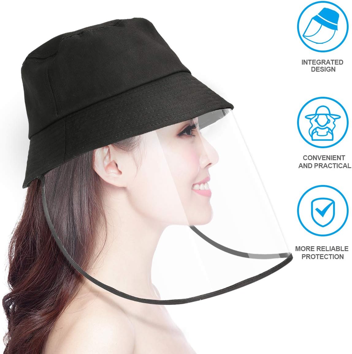yidenguk Cappello di Protezione Anti-Saliva Maschera di Protezione Shield  Pescatore Cappello Calotta di Protezione degli Occhi del Cappello  Protettivo Full Face Maschere e respiratori urban-earth.co.uk