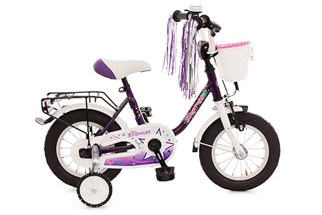 Bachtenkirch Kinderfahrrad 12' Empress lila-weiß