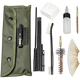 BigTron Nylon Rod Cleaner Brush Gun Accessories Clean Tools Portable 22 22LR. 223 and 556 Cleaning Rifle Gun Cleaning Kit Set