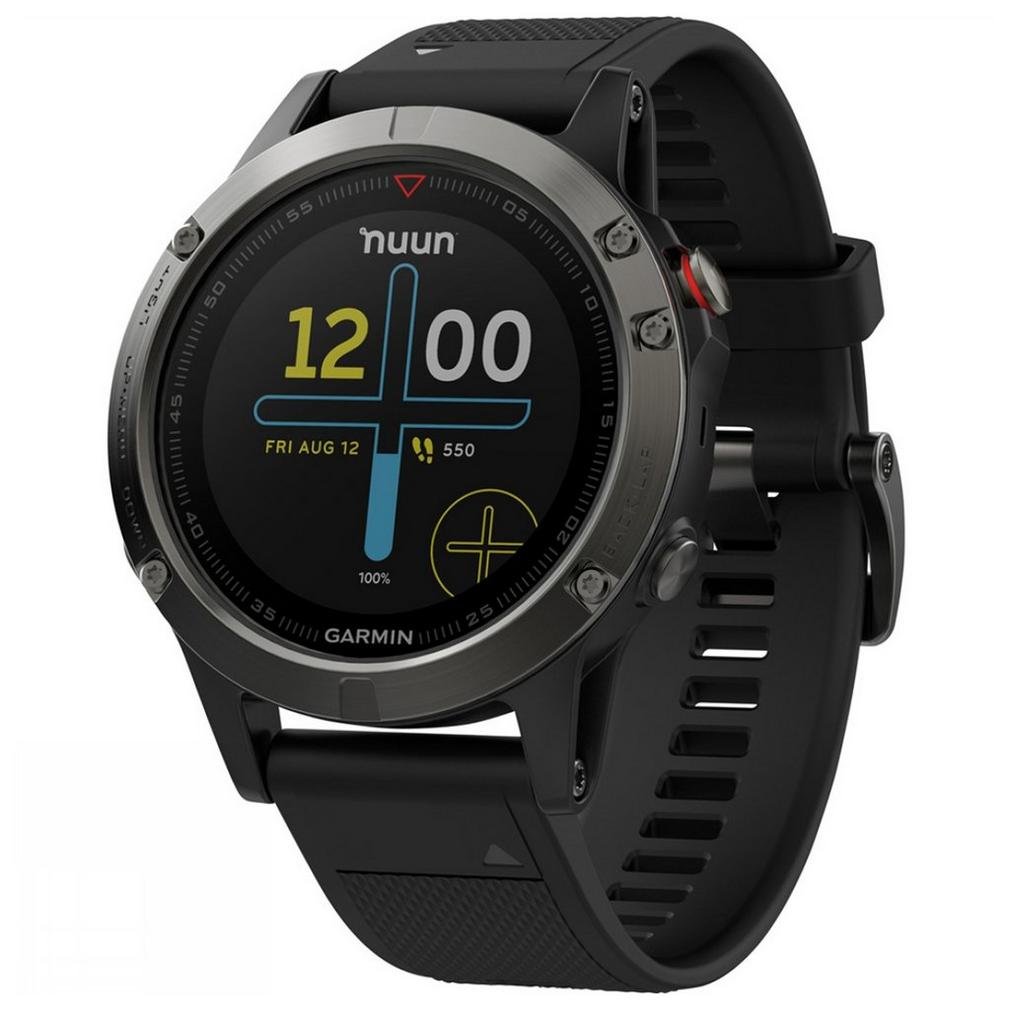 Garmin Fenix 5 Sapphire Multisport GPS Watch - Black