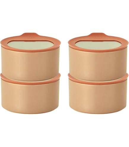 Amazon.com: Neoflam 4 Set FIKA One Kitchen Porcelain Ceramic Food