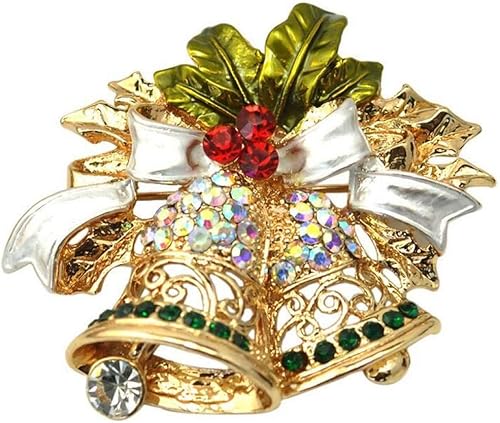 Regali Di Natale A Prezzi Bassi.Wxgtin Spilla Campane Di Natale Corpetto Diamanti Coreani Regali Di Natale Amazon It Gioielli
