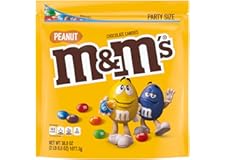 M&M'S Peanut Chocolate Candy, 38-Ounce Party Size Bag, Yellow
