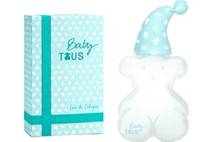 TOUS Baby Cologne for Boys and Girls. Fresh, Powdery Perfume, Gentle Scent for Babies & Toddlers. Ideal Baby Gift, 3.4 Fl Oz