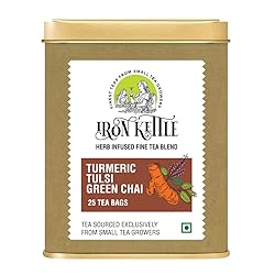 Iron Kettle Turmeric Tulsi Green Tea | High Grown