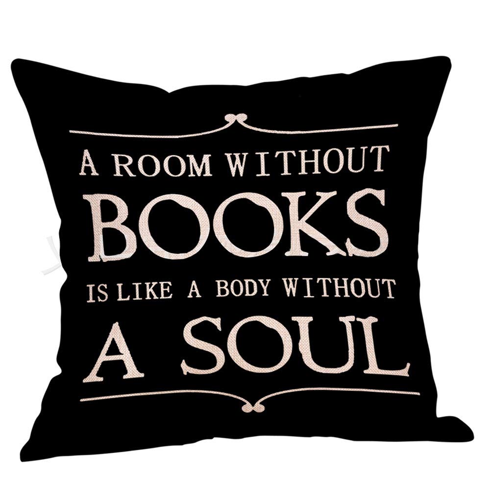 iYBUIA Modern Room Decoration Print Pillowcase Linen Cotton Sofa Cushion Cover Home Decor