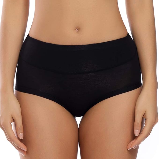 Seamless Hipster Panties for Women No Show Moisture Wicking Underwear