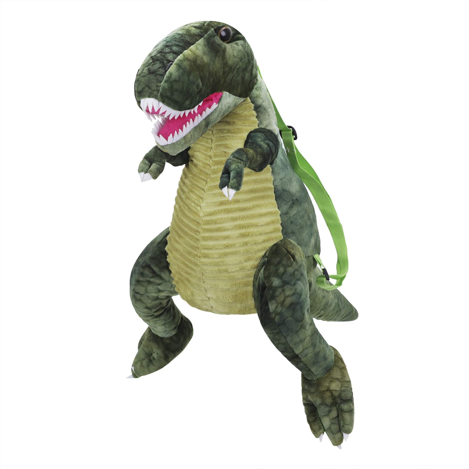 Cute 3D Dinosaur Children Backpack for Boys Girls, Kids Children Soft Plush Cartoon Backpack for Nursery or Primary School, Kindergarten School Book Bag Shoulder Bag Travel Snack Toy Storage Daypack