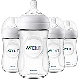 Philips Avent Natural Baby Bottle, Clear, 9 Ounce, 4 Pack, SCF013/47