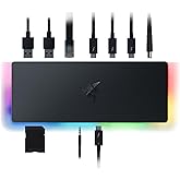 Razer Thunderbolt 4 Dock: 10 Ports in 1 - Dual 4K or Single 8K Video Output - USB A and C Hub, 2.5 GbE Thunderbolt 3, Mac, an