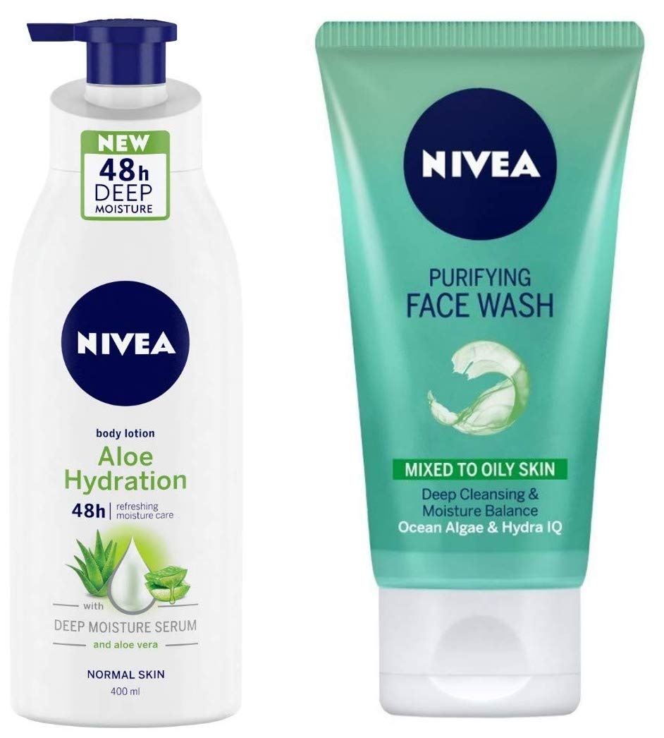 nivea face wash aloe vera