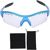 UPALDHOU Kids Sunglasses Photochromic Sports Sunglasses Kids Baseball Sunglasses for Running Mountaineering