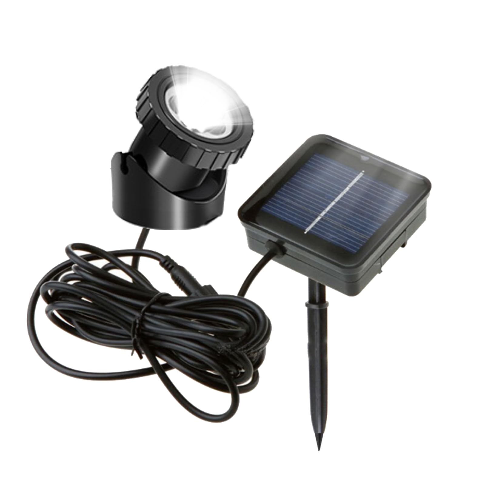Cocoarm Solar Underwater Spotlight, 6 LED Waterproof Pond Light, Auto-Activated for Garden, Pool, Fountain, Waterfall Decoration