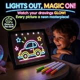 Marvin's Magic Glow Art LED Drawing Board for Children Neon Colour Pens view 4