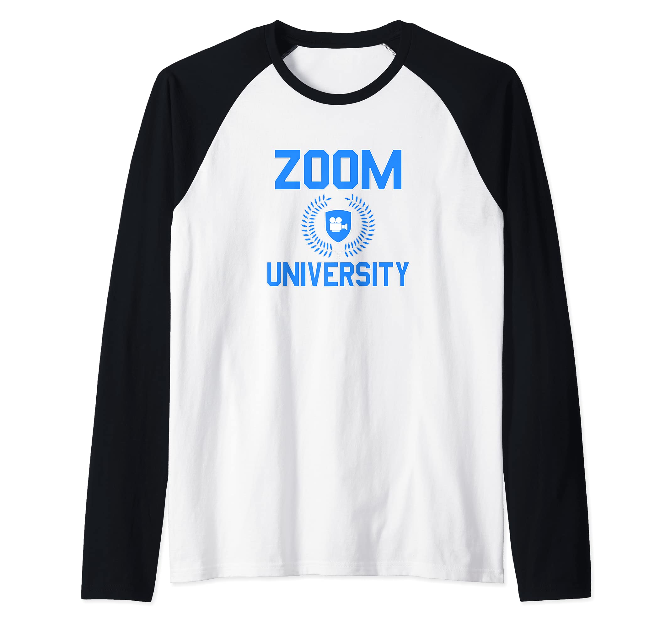 Zoom University Online Learning Idea Raglan Baseball Tee
