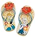 Disney Store Anna and Elsa Flip Flop Sandals and Sunglasses Set, Size 9-10 US Toddler