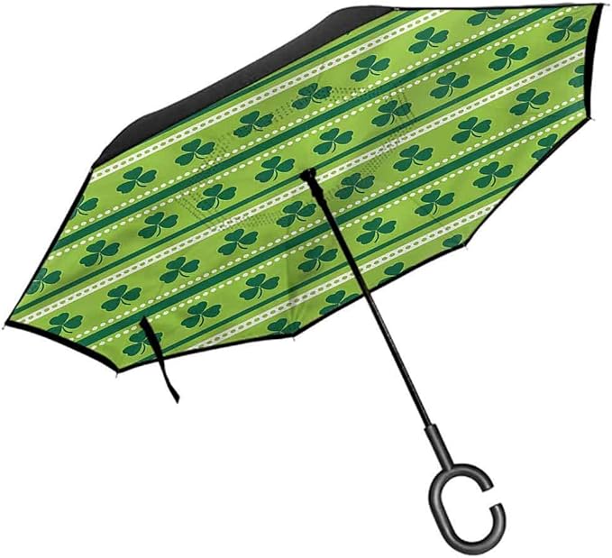 ScottDecor Green Umbrella Windproof Traditional Irish