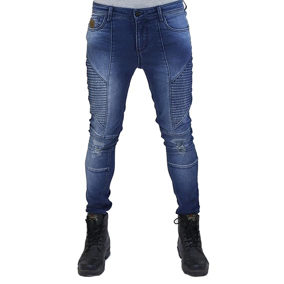navy blue biker jeans
