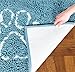 Dog Gone Smart Dirty Dog Doormat - Fast Drying Rug with Super Gripper Backing for Clean Floors - Super Absorbent and Machine Washable Mat for Muddy Paws - Pacific Blue