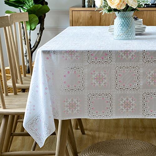 Pvc tablecloths coffee table mats rectangular waterproof anti-Oil anti-Hot wash fresh plastic-K 80x137cm(31x54inch)