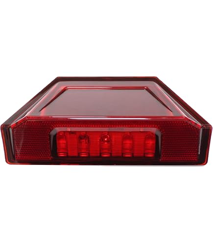 KEMIMOTO LED Tail Light Replacement For Polaris Ranger 900 800 700 500 - 1PC, IP67 Waterproof, Plug & Play
