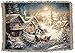 Simply Home One Horse Open Sleigh Tapestry Throw Blanket
