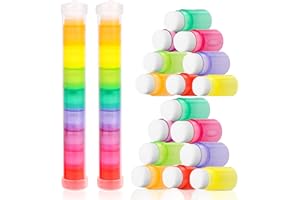 Yoseng 16 Pcs Ink Blending Brushes for Card Making,Card Making Supplies,Finger Blending Brushes Daubers with Storage Box,Crafter Color Coded Handles Ink Blender Tool,Brush Head Diameter 0.77"(Light)