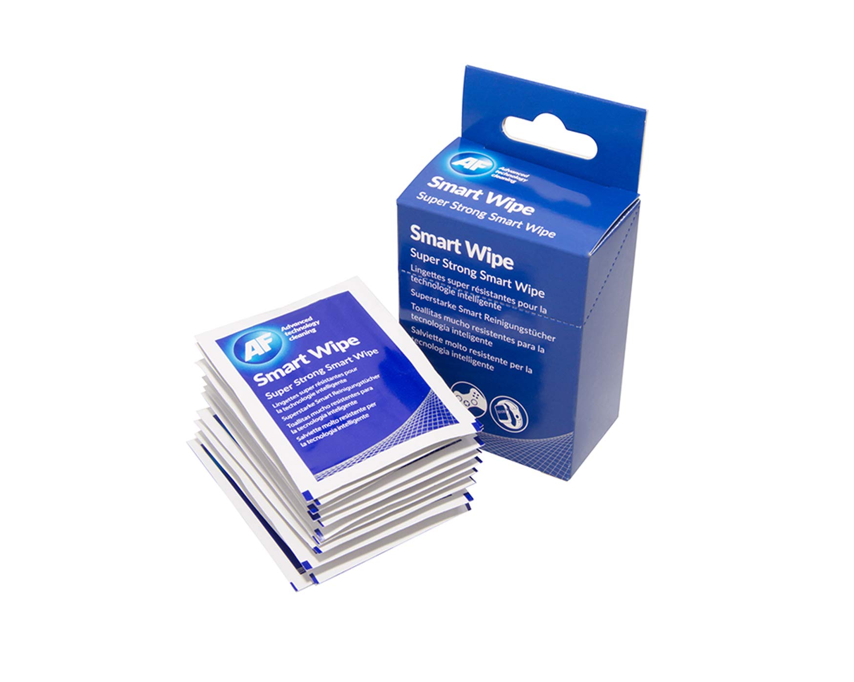 AF Smart Wipes - Reusable Dry Lens Cleaning Wipes for Glasses, Phone Screen, Camera Lenses, Tablets & More - 10 Sachets