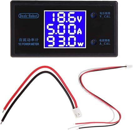 Amperometro E Voltmetro 0 100vdc 10a Digitale Da Pannello A Led Comp El Componenti Elettronici