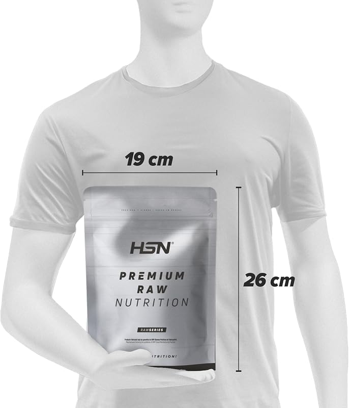 Hsn creatina powder monohydrate | sem sabor 500 g = 143 toma por recipiente | a puridade monohidratada de creatina micronizada 100% máxronizada sem adições livres de poluentes | não-gmo, vegan, glúten sem