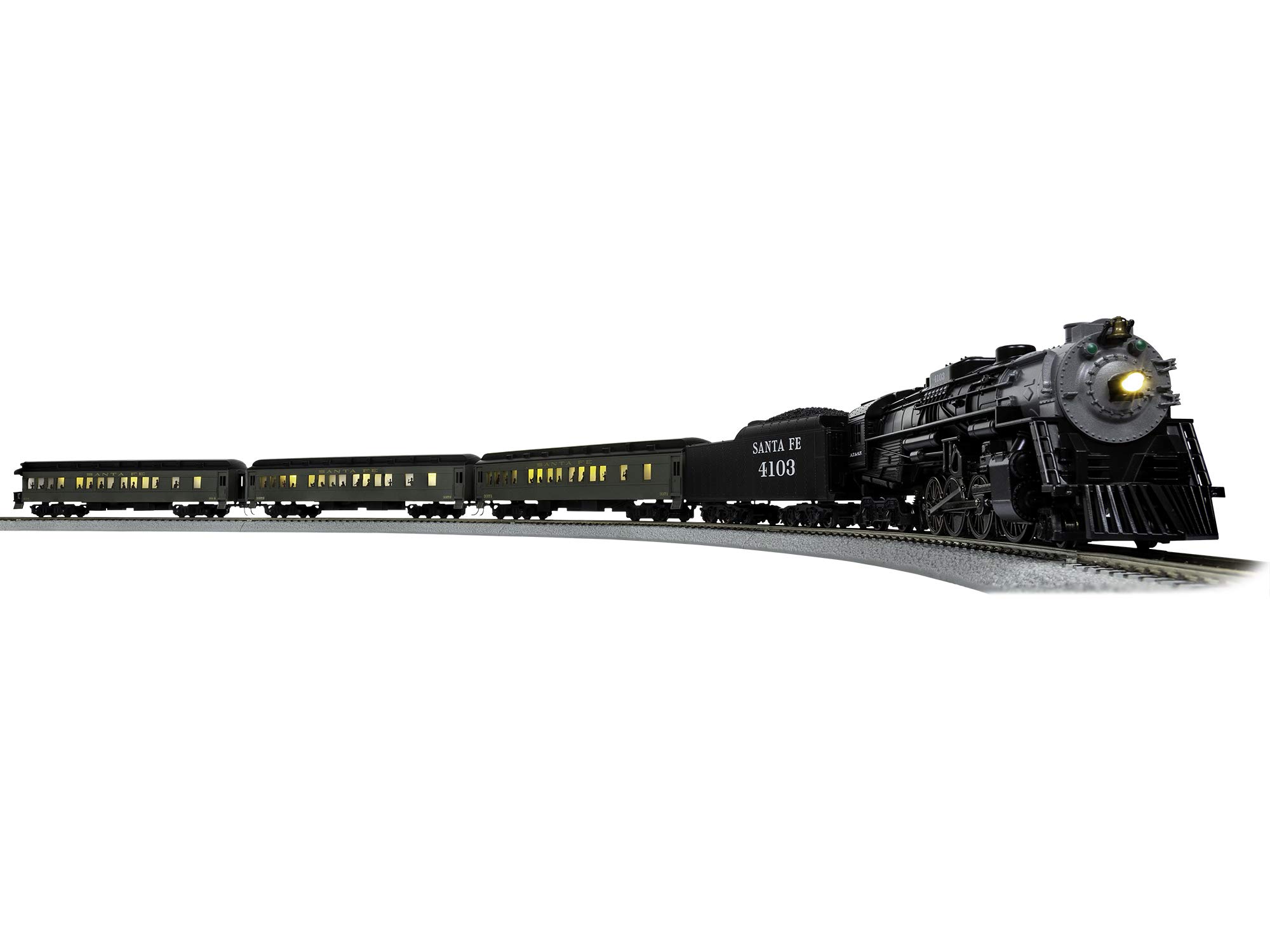 Lionel Santa Fe Cajon Flyer 2-8-4 Set with Bluetooth Capability, HO Gauge Model Train Set with Remote