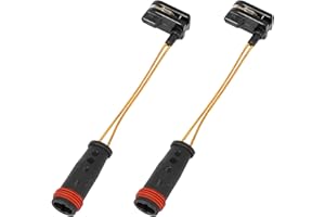 X AUTOHAUX 2pcs Car Front Rear Brake Pad Electronic Wear Sensor Indicator 1645401017 2205401517 for Mercedes-Benz ML350 GL450